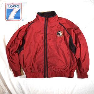 Florida Seminoles Logo 7 Windbreaker Florida State College Vintage Full-Zip XL
